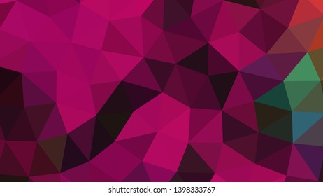 Geometric design. Colorful gradient mosaic background. Geometric triangle, mosaic, abstract background. Mosaic, color background. Mosaic texture. The effect of stained glass. EPS 10 Vector
