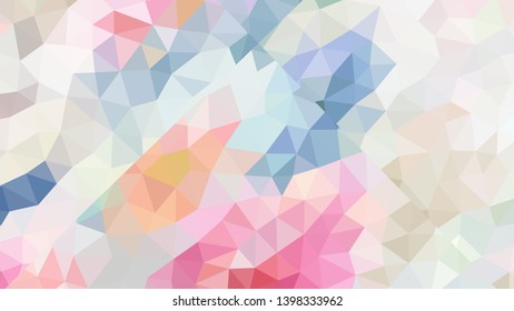 Geometric design. Colorful gradient mosaic background. Geometric triangle, mosaic, abstract background. Mosaic, color background. Mosaic texture. The effect of stained glass. EPS 10 Vector