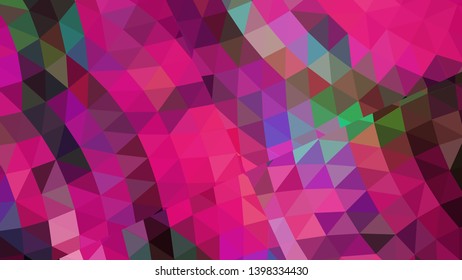 Geometric design. Colorful gradient mosaic background. Geometric triangle, mosaic, abstract background. Mosaic, color background. Mosaic texture. The effect of stained glass. EPS 10 Vector