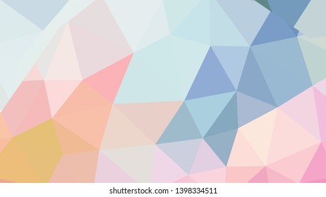 Geometric design. Colorful gradient mosaic background. Geometric triangle, mosaic, abstract background. Mosaic, color background. Mosaic texture. The effect of stained glass. EPS 10 Vector