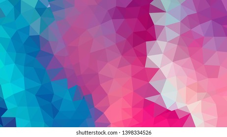 Geometric design. Colorful gradient mosaic background. Geometric triangle, mosaic, abstract background. Mosaic, color background. Mosaic texture. The effect of stained glass. EPS 10 Vector