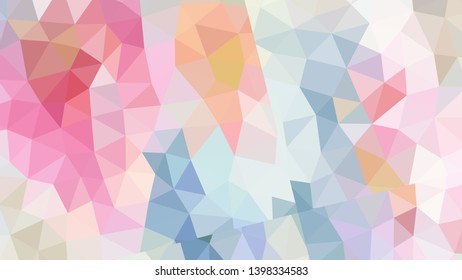 Geometric design. Colorful gradient mosaic background. Geometric triangle, mosaic, abstract background. Mosaic, color background. Mosaic texture. The effect of stained glass. EPS 10 Vector