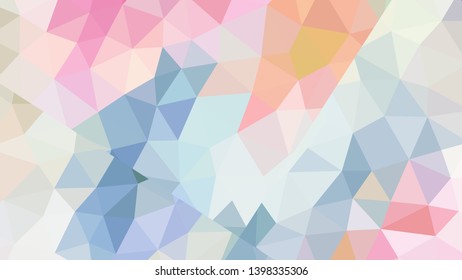 Geometric design. Colorful gradient mosaic background. Geometric triangle, mosaic, abstract background. Mosaic, color background. Mosaic texture. The effect of stained glass. EPS 10 Vector