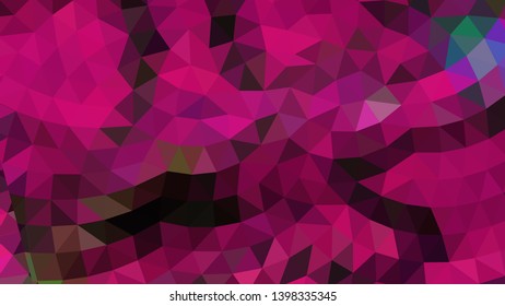 Geometric design. Colorful gradient mosaic background. Geometric triangle, mosaic, abstract background. Mosaic, color background. Mosaic texture. The effect of stained glass. EPS 10 Vector