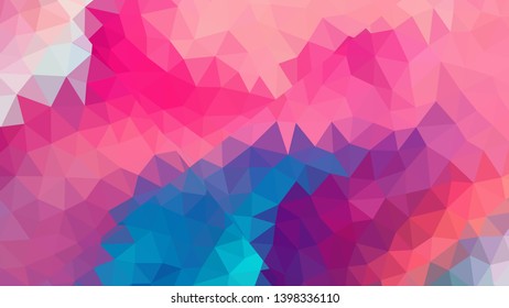 Geometric design. Colorful gradient mosaic background. Geometric triangle, mosaic, abstract background. Mosaic, color background. Mosaic texture. The effect of stained glass. EPS 10 Vector