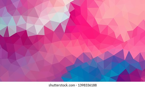 Geometric design. Colorful gradient mosaic background. Geometric triangle, mosaic, abstract background. Mosaic, color background. Mosaic texture. The effect of stained glass. EPS 10 Vector