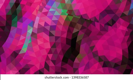 Geometric design. Colorful gradient mosaic background. Geometric triangle, mosaic, abstract background. Mosaic, color background. Mosaic texture. The effect of stained glass. EPS 10 Vector