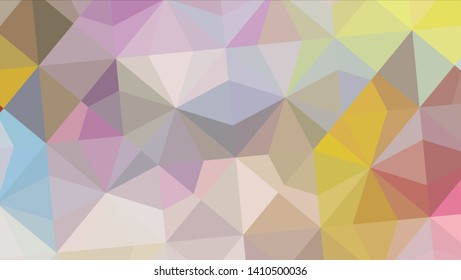Geometric design. Colorful gradient mosaic background. Geometric triangle, mosaic, abstract background. Mosaic, color background. Mosaic texture. The effect of stained glass. EPS 10 Vector