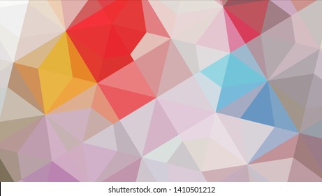 Geometric design. Colorful gradient mosaic background. Geometric triangle, mosaic, abstract background. Mosaic, color background. Mosaic texture. The effect of stained glass. EPS 10 Vector