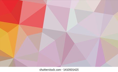 Geometric design. Colorful gradient mosaic background. Geometric triangle, mosaic, abstract background. Mosaic, color background. Mosaic texture. The effect of stained glass. EPS 10 Vector