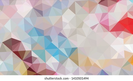 Geometric design. Colorful gradient mosaic background. Geometric triangle, mosaic, abstract background. Mosaic, color background. Mosaic texture. The effect of stained glass. EPS 10 Vector