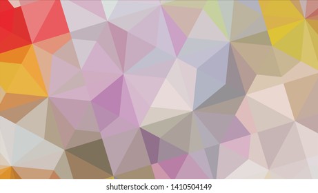 Geometric design. Colorful gradient mosaic background. Geometric triangle, mosaic, abstract background. Mosaic, color background. Mosaic texture. The effect of stained glass. EPS 10 Vector