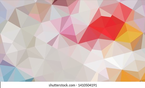 Geometric design. Colorful gradient mosaic background. Geometric triangle, mosaic, abstract background. Mosaic, color background. Mosaic texture. The effect of stained glass. EPS 10 Vector
