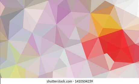 Geometric design. Colorful gradient mosaic background. Geometric triangle, mosaic, abstract background. Mosaic, color background. Mosaic texture. The effect of stained glass. EPS 10 Vector