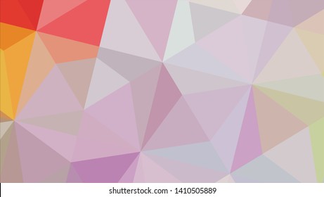 Geometric design. Colorful gradient mosaic background. Geometric triangle, mosaic, abstract background. Mosaic, color background. Mosaic texture. The effect of stained glass. EPS 10 Vector