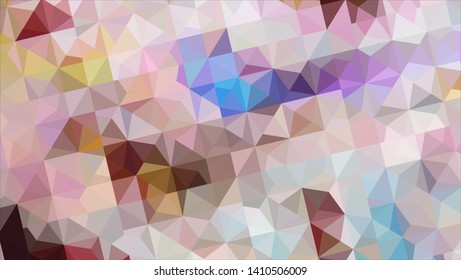 Geometric design. Colorful gradient mosaic background. Geometric triangle, mosaic, abstract background. Mosaic, color background. Mosaic texture. The effect of stained glass. EPS 10 Vector