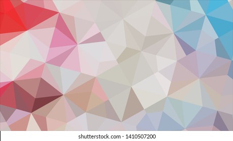 Geometric design. Colorful gradient mosaic background. Geometric triangle, mosaic, abstract background. Mosaic, color background. Mosaic texture. The effect of stained glass. EPS 10 Vector