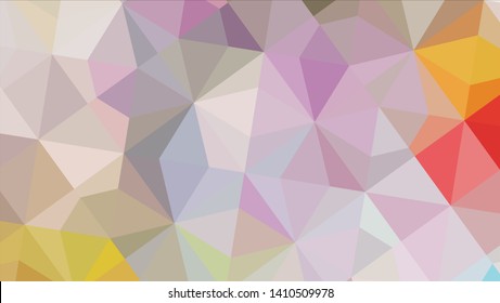 Geometric design. Colorful gradient mosaic background. Geometric triangle, mosaic, abstract background. Mosaic, color background. Mosaic texture. The effect of stained glass. EPS 10 Vector