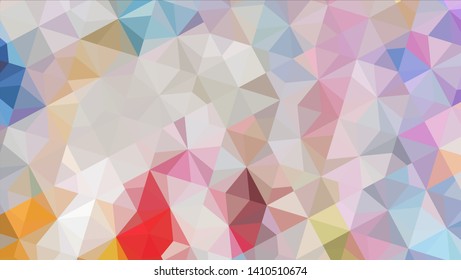 Geometric design. Colorful gradient mosaic background. Geometric triangle, mosaic, abstract background. Mosaic, color background. Mosaic texture. The effect of stained glass. EPS 10 Vector