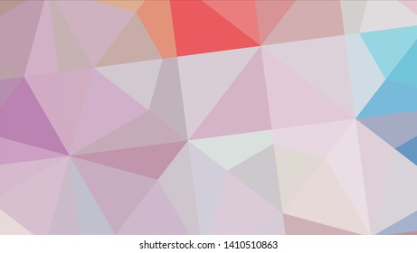 Geometric design. Colorful gradient mosaic background. Geometric triangle, mosaic, abstract background. Mosaic, color background. Mosaic texture. The effect of stained glass. EPS 10 Vector