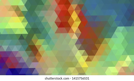 Geometric design. Colorful gradient mosaic background. Geometric triangle, mosaic, abstract background. Mosaic, color background. Mosaic texture. The effect of stained glass. EPS 10 Vector