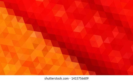 Geometric design. Colorful gradient mosaic background. Geometric triangle, mosaic, abstract background. Mosaic, color background. Mosaic texture. The effect of stained glass. EPS 10 Vector