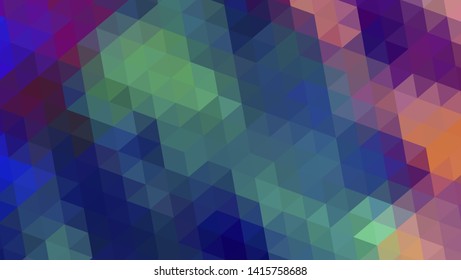 Geometric design. Colorful gradient mosaic background. Geometric triangle, mosaic, abstract background. Mosaic, color background. Mosaic texture. The effect of stained glass. EPS 10 Vector