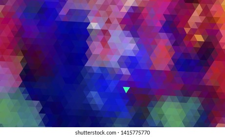 Geometric design. Colorful gradient mosaic background. Geometric triangle, mosaic, abstract background. Mosaic, color background. Mosaic texture. The effect of stained glass. EPS 10 Vector