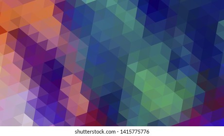Geometric design. Colorful gradient mosaic background. Geometric triangle, mosaic, abstract background. Mosaic, color background. Mosaic texture. The effect of stained glass. EPS 10 Vector
