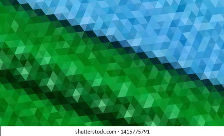 Geometric design. Colorful gradient mosaic background. Geometric triangle, mosaic, abstract background. Mosaic, color background. Mosaic texture. The effect of stained glass. EPS 10 Vector