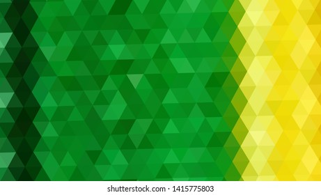 Geometric design. Colorful gradient mosaic background. Geometric triangle, mosaic, abstract background. Mosaic, color background. Mosaic texture. The effect of stained glass. EPS 10 Vector