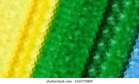 Geometric design. Colorful gradient mosaic background. Geometric triangle, mosaic, abstract background. Mosaic, color background. Mosaic texture. The effect of stained glass. EPS 10 Vector