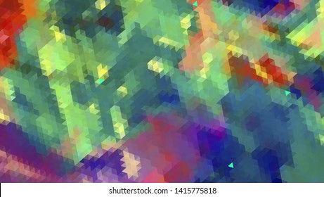 Geometric design. Colorful gradient mosaic background. Geometric triangle, mosaic, abstract background. Mosaic, color background. Mosaic texture. The effect of stained glass. EPS 10 Vector