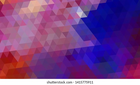 Geometric design. Colorful gradient mosaic background. Geometric triangle, mosaic, abstract background. Mosaic, color background. Mosaic texture. The effect of stained glass. EPS 10 Vector