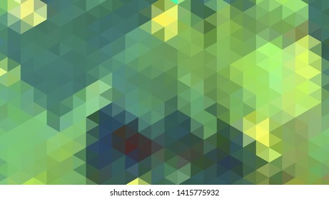 Geometric design. Colorful gradient mosaic background. Geometric triangle, mosaic, abstract background. Mosaic, color background. Mosaic texture. The effect of stained glass. EPS 10 Vector