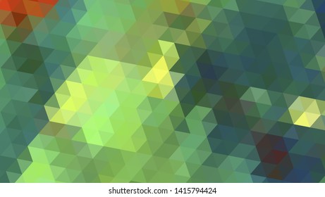 Geometric design. Colorful gradient mosaic background. Geometric triangle, mosaic, abstract background. Mosaic, color background. Mosaic texture. The effect of stained glass. EPS 10 Vector