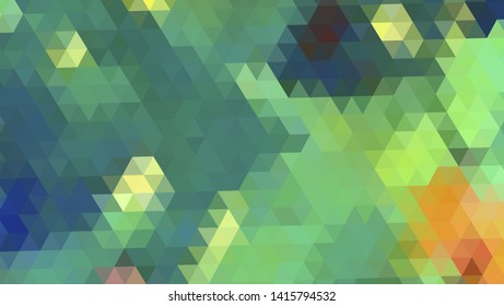 Geometric design. Colorful gradient mosaic background. Geometric triangle, mosaic, abstract background. Mosaic, color background. Mosaic texture. The effect of stained glass. EPS 10 Vector