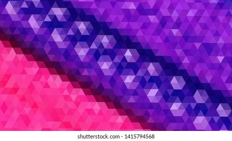 Geometric design. Colorful gradient mosaic background. Geometric triangle, mosaic, abstract background. Mosaic, color background. Mosaic texture. The effect of stained glass. EPS 10 Vector