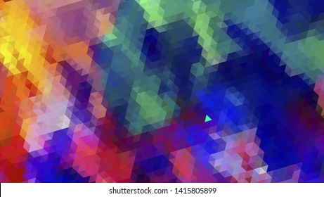 Geometric design. Colorful gradient mosaic background. Geometric triangle, mosaic, abstract background. Mosaic, color background. Mosaic texture. The effect of stained glass. EPS 10 Vector