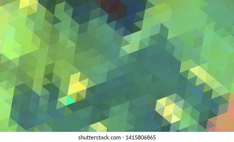 Geometric design. Colorful gradient mosaic background. Geometric triangle, mosaic, abstract background. Mosaic, color background. Mosaic texture. The effect of stained glass. EPS 10 Vector