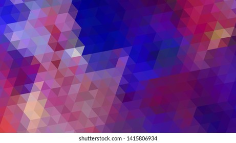 Geometric design. Colorful gradient mosaic background. Geometric triangle, mosaic, abstract background. Mosaic, color background. Mosaic texture. The effect of stained glass. EPS 10 Vector