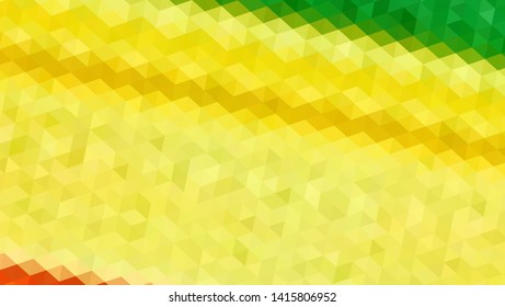 Geometric design. Colorful gradient mosaic background. Geometric triangle, mosaic, abstract background. Mosaic, color background. Mosaic texture. The effect of stained glass. EPS 10 Vector