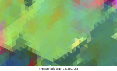 Geometric design. Colorful gradient mosaic background. Geometric triangle, mosaic, abstract background. Mosaic, color background. Mosaic texture. The effect of stained glass. EPS 10 Vector