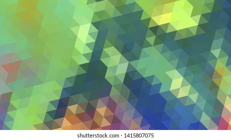Geometric design. Colorful gradient mosaic background. Geometric triangle, mosaic, abstract background. Mosaic, color background. Mosaic texture. The effect of stained glass. EPS 10 Vector