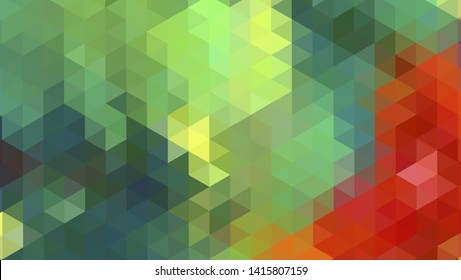 Geometric design. Colorful gradient mosaic background. Geometric triangle, mosaic, abstract background. Mosaic, color background. Mosaic texture. The effect of stained glass. EPS 10 Vector