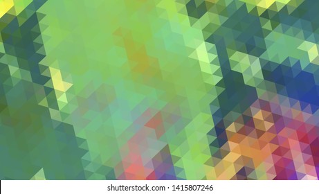 Geometric design. Colorful gradient mosaic background. Geometric triangle, mosaic, abstract background. Mosaic, color background. Mosaic texture. The effect of stained glass. EPS 10 Vector
