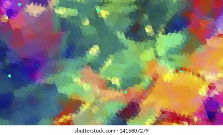 Geometric design. Colorful gradient mosaic background. Geometric triangle, mosaic, abstract background. Mosaic, color background. Mosaic texture. The effect of stained glass. EPS 10 Vector