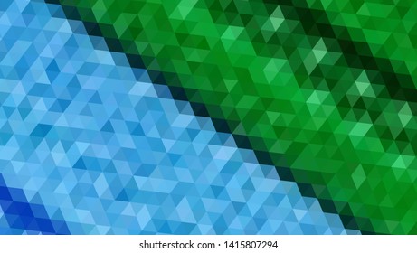 Geometric design. Colorful gradient mosaic background. Geometric triangle, mosaic, abstract background. Mosaic, color background. Mosaic texture. The effect of stained glass. EPS 10 Vector