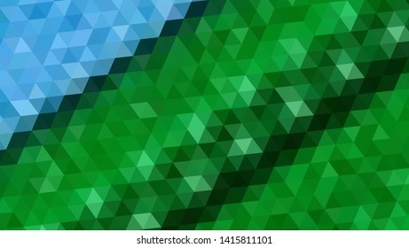 Geometric design. Colorful gradient mosaic background. Geometric triangle, mosaic, abstract background. Mosaic, color background. Mosaic texture. The effect of stained glass. EPS 10 Vector