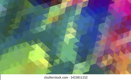 Geometric design. Colorful gradient mosaic background. Geometric triangle, mosaic, abstract background. Mosaic, color background. Mosaic texture. The effect of stained glass. EPS 10 Vector